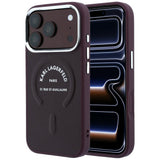 Husa de protectie Karl Lagerfeld compatibil cu iPhone 18 Pro Max / iPhone 17 Pro Max, Bordo