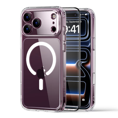 Husa de protectie ESR Classic Hybrid compatibil cu iPhone 17 Pro / iPhone 18 Pro, Transparent