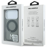 Husa de protectie Karl Lagerfeld compatibil cu iPhone 18 Pro / iPhone 17 Pro, Negru