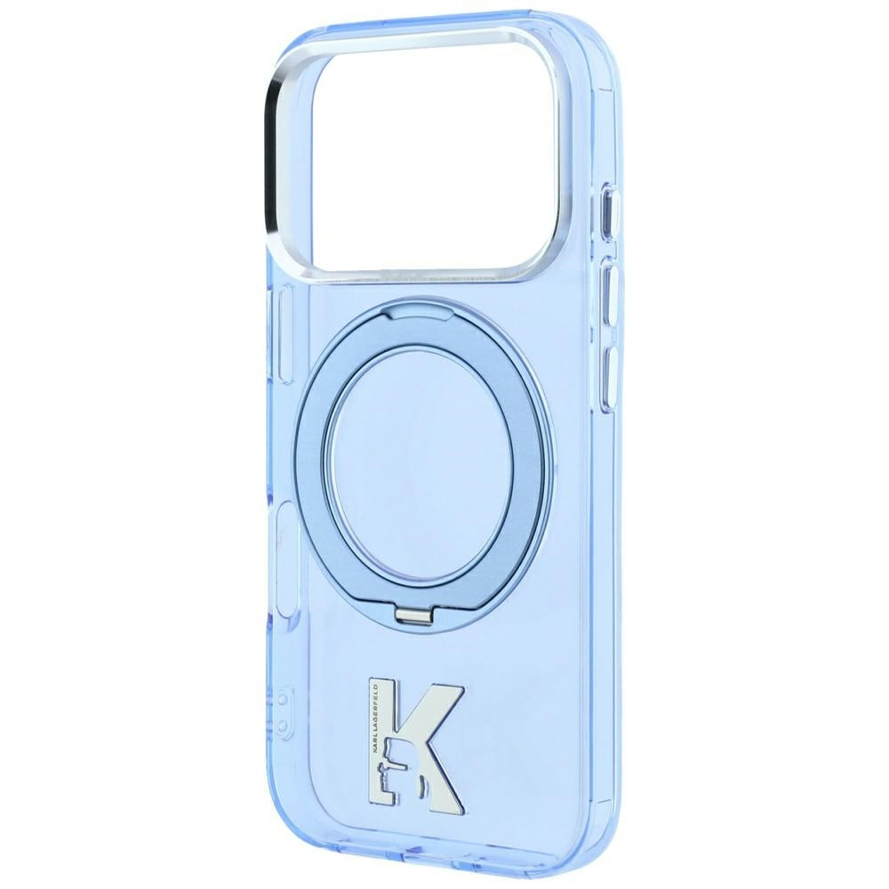 Husa de protectie Karl Lagerfeld compatibil cu iPhone 18 Pro / iPhone 17 Pro, Albastru