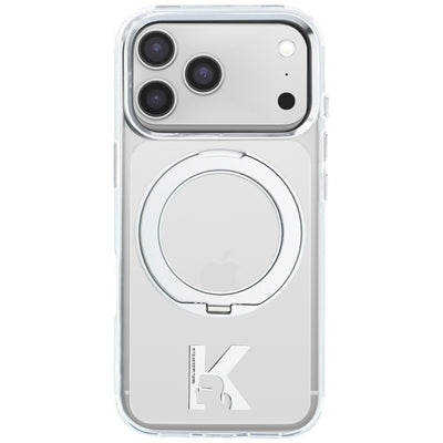 Husa de protectie Karl Lagerfeld compatibil cu iPhone 18 Pro / iPhone 17 Pro, Transparent