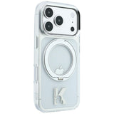 Husa de protectie Karl Lagerfeld compatibil cu iPhone 17 Pro Max / iPhone 18 Pro Max, Transparent