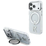Husa de protectie Karl Lagerfeld compatibil cu iPhone 17 Pro Max / iPhone 18 Pro Max, Transparent