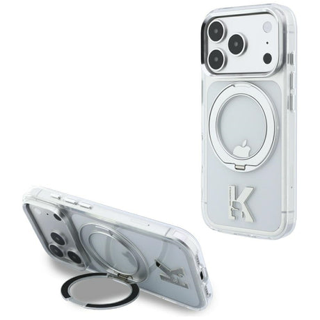 Husa de protectie Karl Lagerfeld compatibil cu iPhone 17 Pro Max / iPhone 18 Pro Max, Transparent