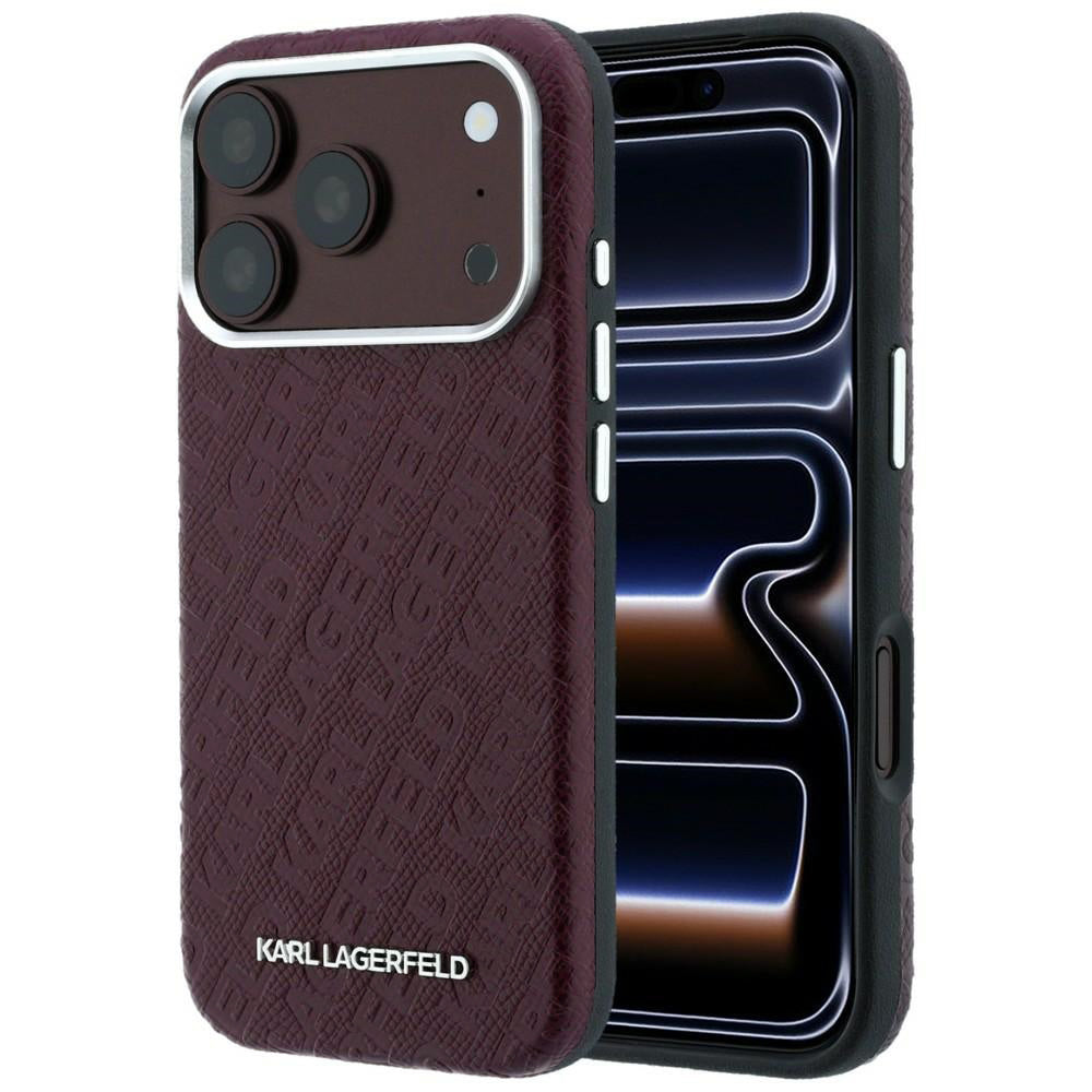 Husa de protectie Karl Lagerfeld compatibil cu iPhone 18 Pro / iPhone 17 Pro, Bordo