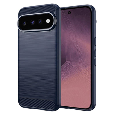 Husa de protectie Techsuit Carbon Silicone compatibil cu Google Pixel 11 / Pixel 11 Pro, Albastru