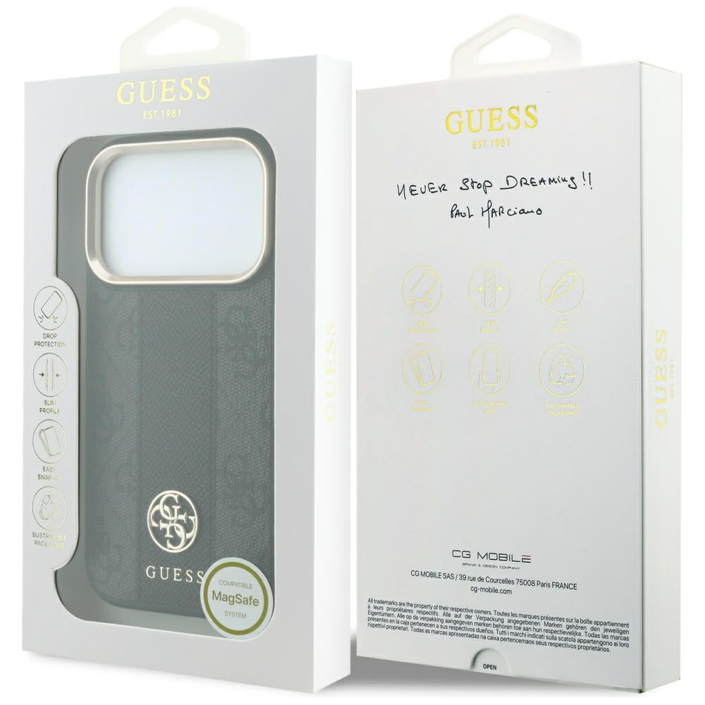 Husa de protectie Guess compatibil cu iPhone 17 Pro / iPhone 18 Pro, Negru