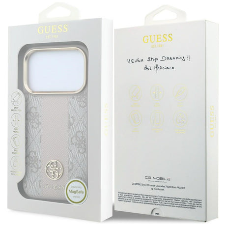 Husa de protectie Guess compatibil cu iPhone 17 Pro / iPhone 18 Pro, Roz