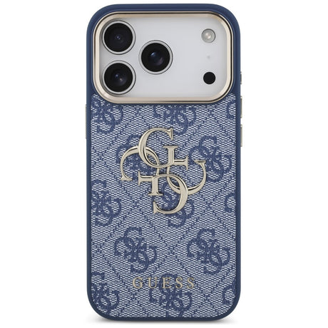 Husa de protectie Guess Hardcase 4G compatibil cu iPhone 18 Pro / iPhone 17 Pro, Albastru