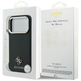 Husa de protectie Guess Saffiano Small 4G compatibil cu iPhone 17 Pro Max / iPhone 18 Pro Max, Negru
