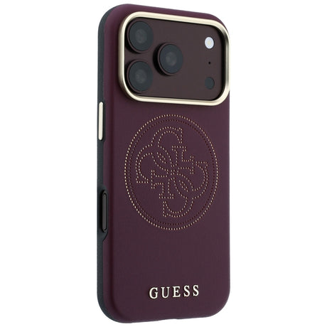 Husa de protectie Guess compatibil cu iPhone 17 Pro Max / iPhone 18 Pro Max, Bordo