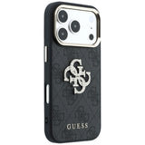 Husa de protectie Guess Hardcase 4G compatibil cu iPhone 17 Pro Max / iPhone 18 Pro Max, Negru