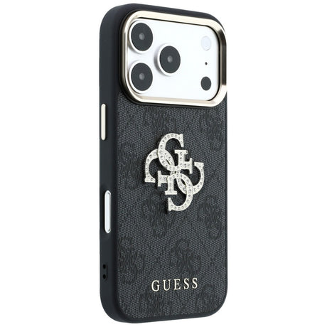 Husa de protectie Guess Hardcase 4G compatibil cu iPhone 17 Pro Max / iPhone 18 Pro Max, Negru