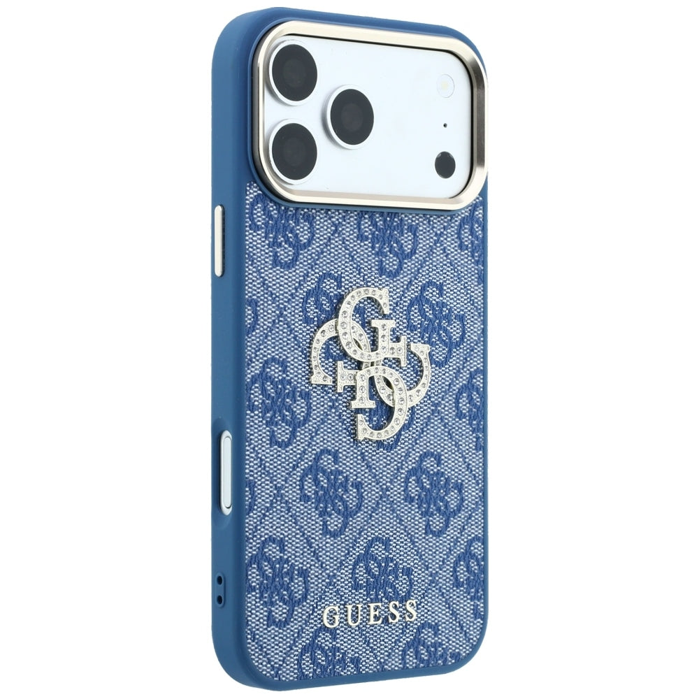 Husa de protectie Guess Hardcase 4G compatibil cu iPhone 18 Pro Max / iPhone 17 Pro Max, Albastru