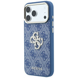 Husa de protectie Guess Hardcase 4G compatibil cu iPhone 18 Pro Max / iPhone 17 Pro Max, Albastru