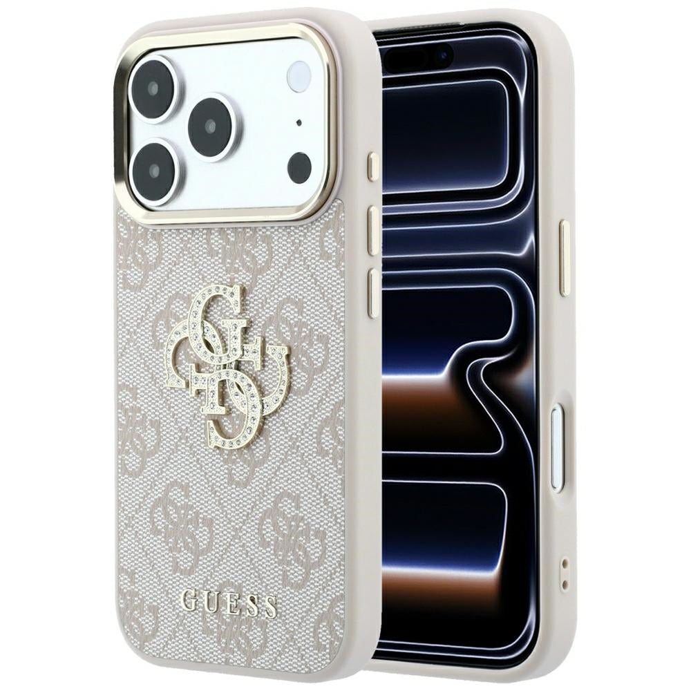 Husa de protectie Guess compatibil cu iPhone 18 Pro / iPhone 17 Pro, Roz