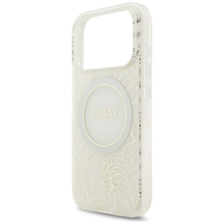 Husa de protectie Guess compatibil cu iPhone 18 Pro / iPhone 17 Pro, Alb