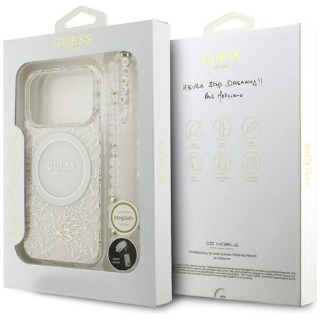 Husa de protectie Guess compatibil cu iPhone 18 Pro / iPhone 17 Pro, Alb