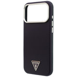 Husa de protectie Guess Kevlar Triangle Logo compatibil cu iPhone 18 Pro / iPhone 17 Pro, Bordo
