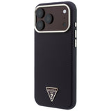 Husa de protectie Guess Kevlar Triangle Logo compatibil cu iPhone 18 Pro / iPhone 17 Pro, Bordo