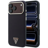 Husa de protectie Guess Kevlar Triangle Logo compatibil cu iPhone 18 Pro Max / iPhone 17 Pro Max, Bordo