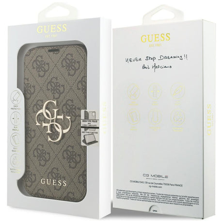 Husa de protectie Guess compatibil cu iPhone 18 Pro / iPhone 17 Pro, Maro