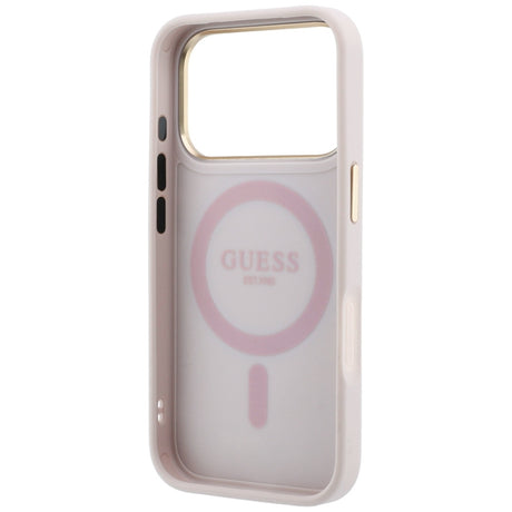 Husa de protectie Guess compatibil cu iPhone 17 Pro Max / iPhone 18 Pro Max, Roz