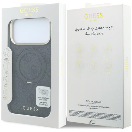 Husa de protectie Guess compatibil cu iPhone 18 Pro / iPhone 17 Pro, Negru