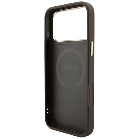 Husa de protectie Guess compatibil cu iPhone 17 Pro Max / iPhone 18 Pro Max, Maro