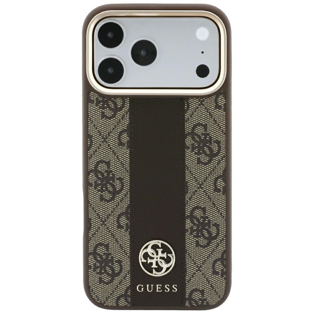 Husa de protectie Guess compatibil cu iPhone 17 Pro Max / iPhone 18 Pro Max, Maro