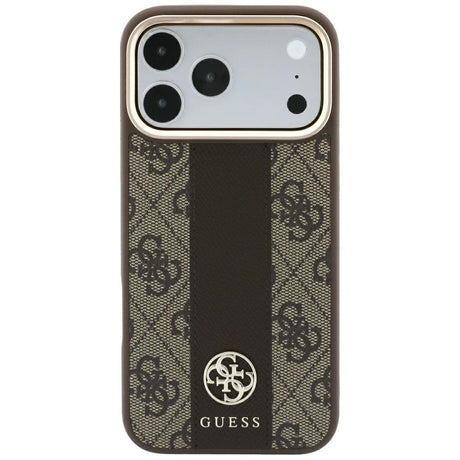 Husa de protectie Guess compatibil cu iPhone 17 Pro Max / iPhone 18 Pro Max, Maro