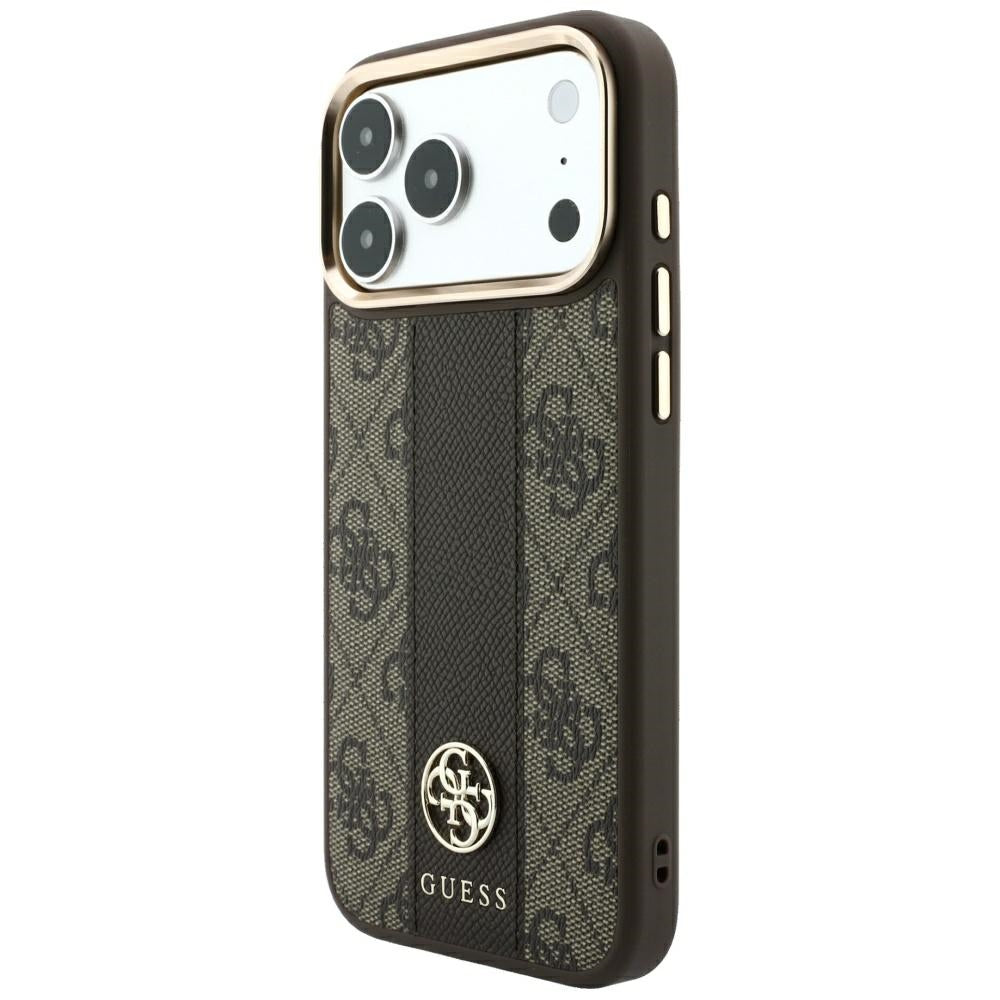 Husa de protectie Guess compatibil cu iPhone 17 Pro Max / iPhone 18 Pro Max, Maro