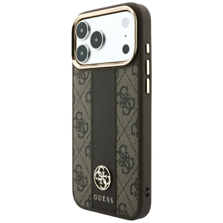 Husa de protectie Guess compatibil cu iPhone 17 Pro Max / iPhone 18 Pro Max, Maro