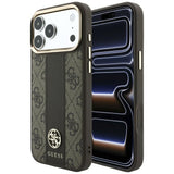 Husa de protectie Guess compatibil cu iPhone 17 Pro Max / iPhone 18 Pro Max, Maro