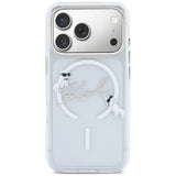 Husa de protectie Karl Lagerfeld compatibil cu iPhone 18 Pro / iPhone 17 Pro, Transparent