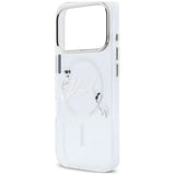 Husa de protectie Karl Lagerfeld compatibil cu iPhone 18 Pro / iPhone 17 Pro, Transparent