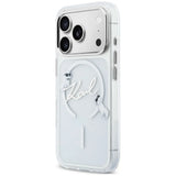 Husa de protectie Karl Lagerfeld compatibil cu iPhone 17 Pro Max / iPhone 18 Pro Max, Transparent