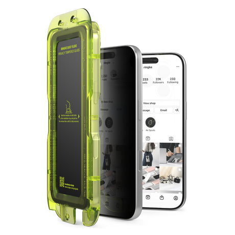 Folie de protectie Ringke Easy Slide compatibil cu iPhone 18 Pro, Negru
