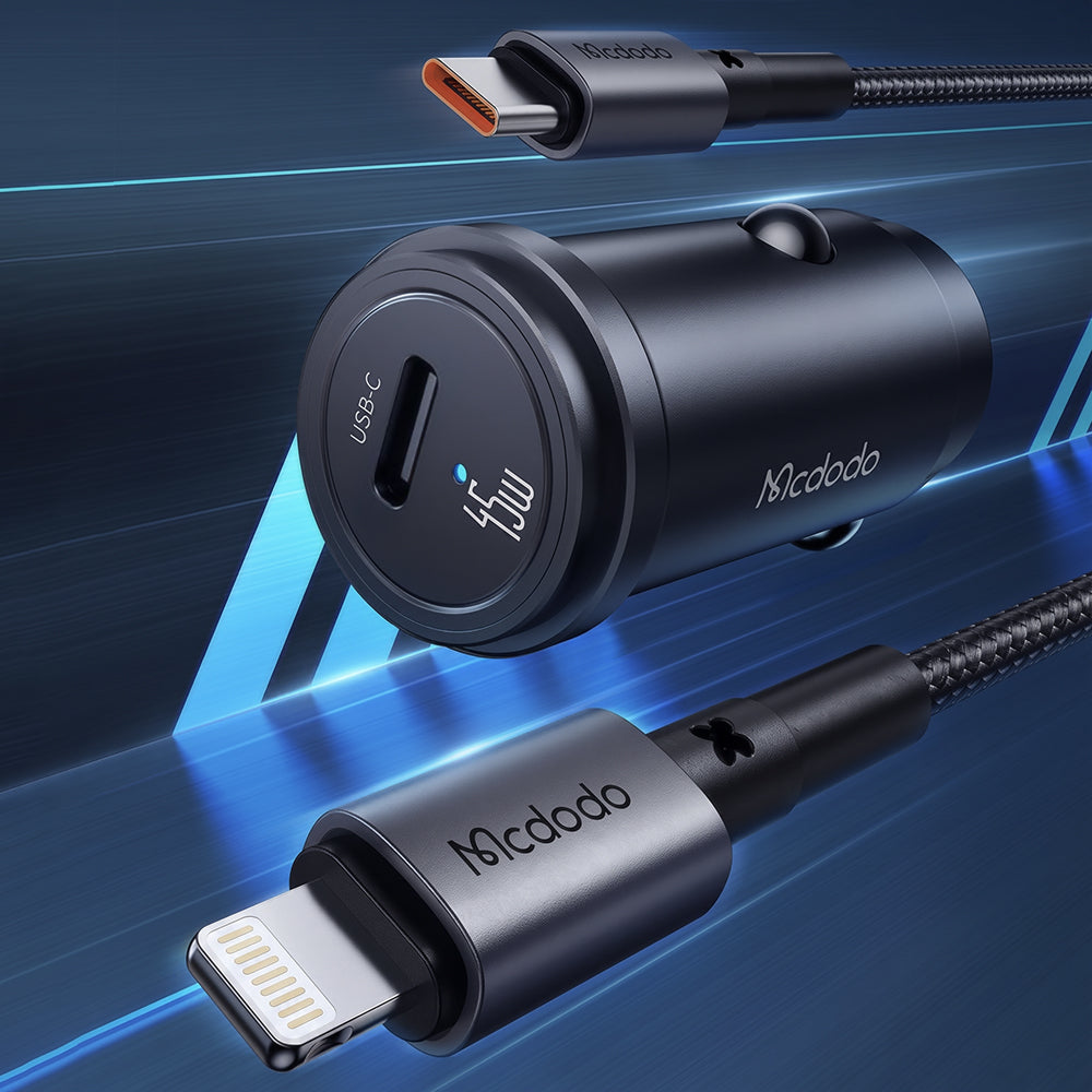 Incarcator Mcdodo (CC-7495), USB-C la Lightning, PD45W, Negru