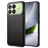 Husa de protectie Techsuit Carbon Silicone compatibil cu Xiaomi Poco F9 Pro, Negru