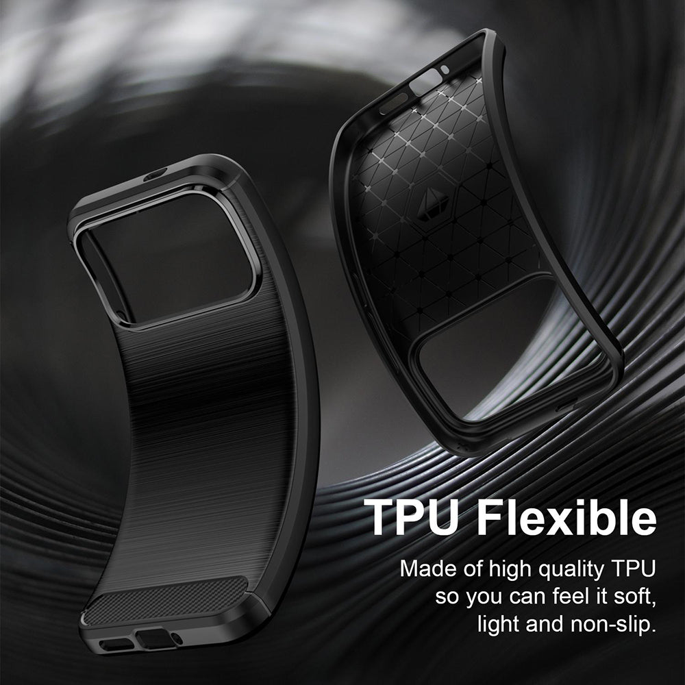 Husa de protectie Techsuit Carbon Silicone compatibil cu Xiaomi Poco F9 Pro, Negru