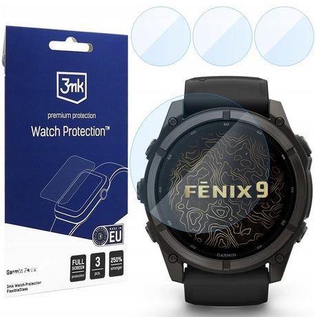 Folie de protecție smartwatch 3mk transparentă pentru Garmin Fenix 9 51mm