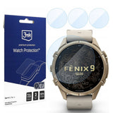 Folie smartwatch 3mk compatibil cu Garmin Fenix 9 Pro 43mm, Transparent
