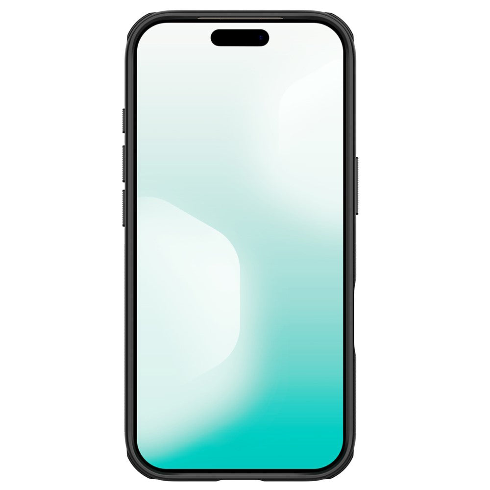 Husa de protectie Nillkin Super Frosted Shield Pro compatibil cu iPhone 17 Pro / iPhone 18 Pro, Negru Transparent