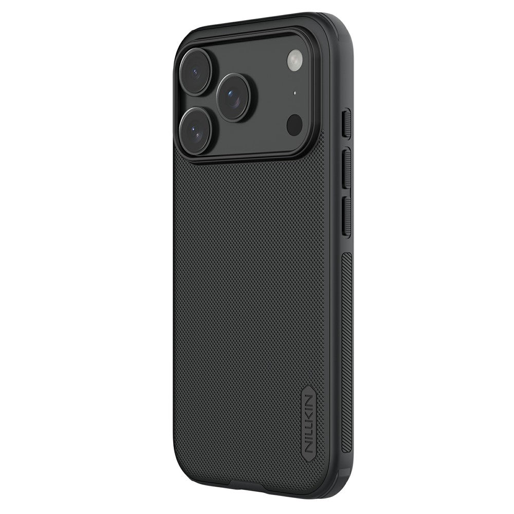 Husa de protectie Nillkin Super Frosted Shield Pro compatibil cu iPhone 18 Pro / iPhone 17 Pro, Negru