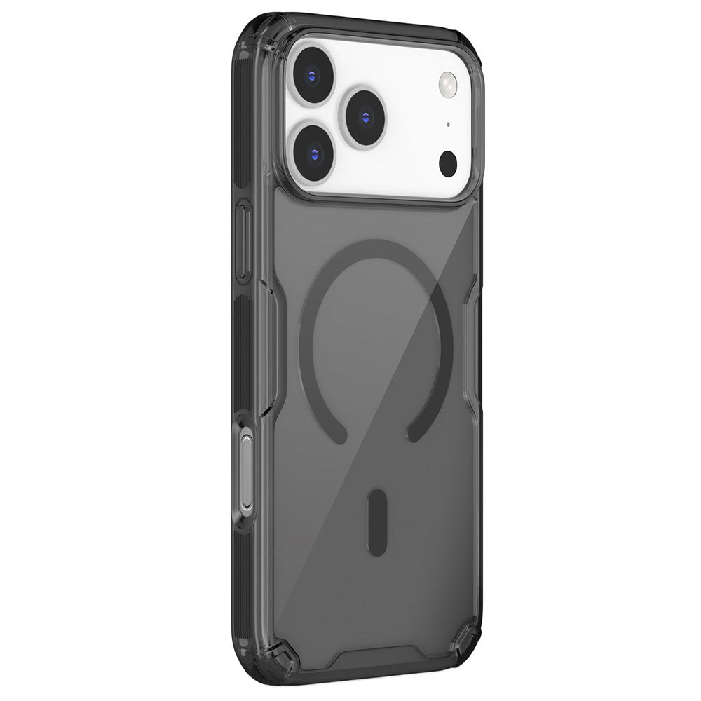 Husa de protectie Nillkin Nature TPU Pro compatibil cu iPhone 17 Pro / iPhone 18 Pro, Negru Transparent