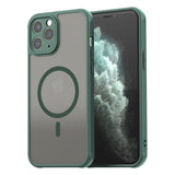 Husa de protectie Techsuit HaloFrost II MagSafe compatibil cu iPhone 11 Pro Max, Verde