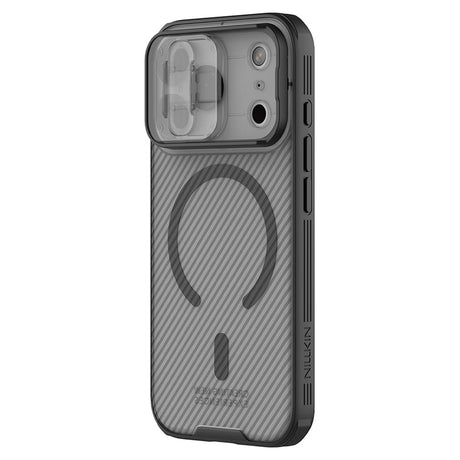 Husa de protectie Nillkin CamShield Pro Magnetic compatibil cu iPhone 17 Pro / iPhone 18 Pro, Negru Transparent