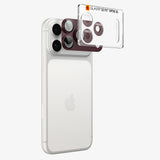 Folie de protectie Spigen Optik.tR EZ Fit Pro XL compatibil cu iPhone 18 Pro Max, Visiniu