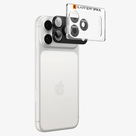 Folie de protectie Spigen Optik.tR EZ Fit Pro XL compatibil cu iPhone 18 Pro Max, Gri